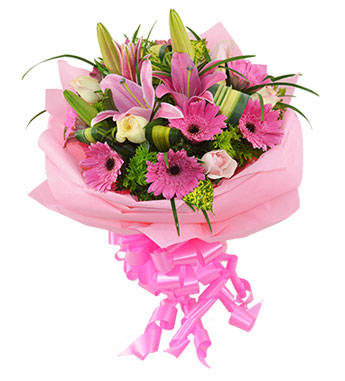 1009 pink lilies