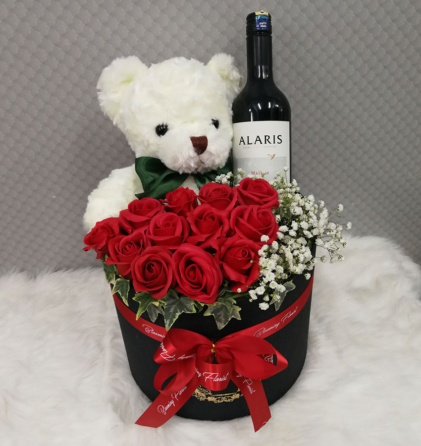 Valentine Bouquet Delivery Teddy Bear Bouquet in Malaysia