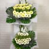 condolence funeral sympathy wreath stand