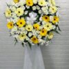 condolence funeral sympathy wreath stand