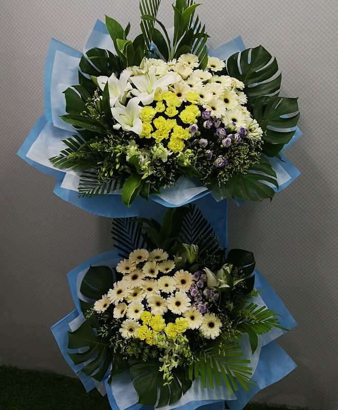 condolence funeral sympathy wreath stand