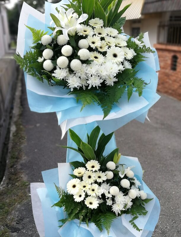 condolence funeral sympathy wreath stand