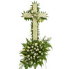 condolence funeral sympathy cross wreath stand