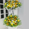 condolence funeral sympathy wreath stand