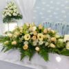 condolence funeral sympathy wreath stand