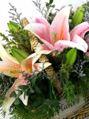lilies arrangement