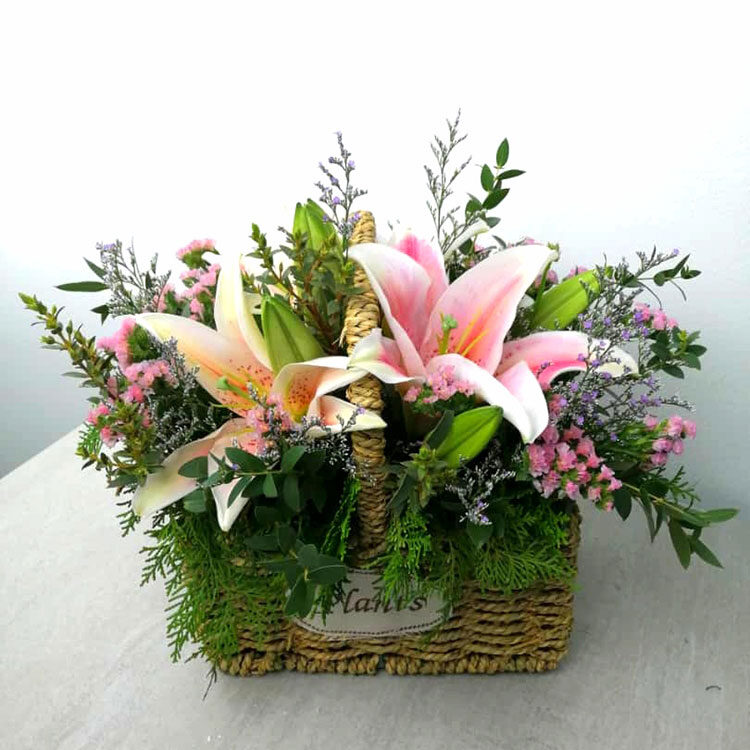lilies arrangement