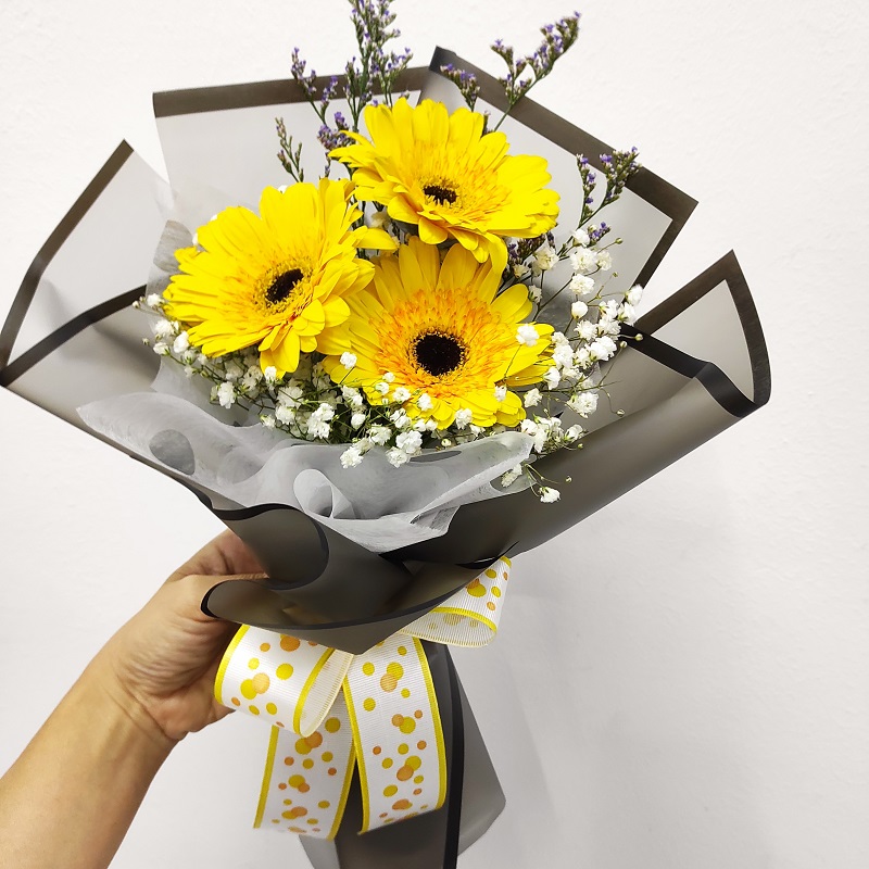 HD0301 single rose bouquet