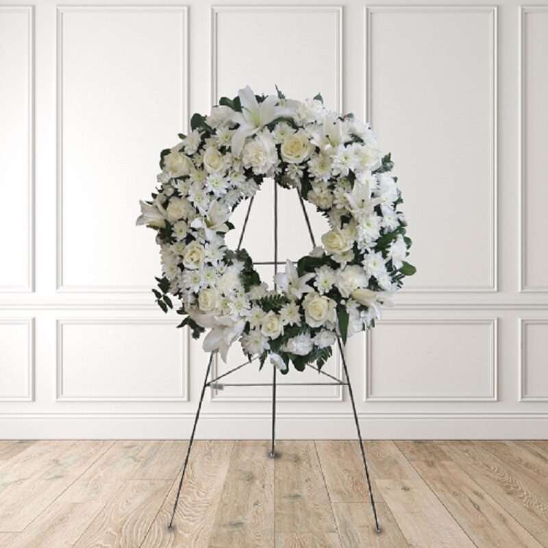 condolence-funeral-sympathy-wreath stand