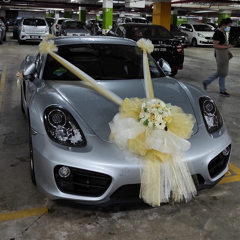 wedding car decoration