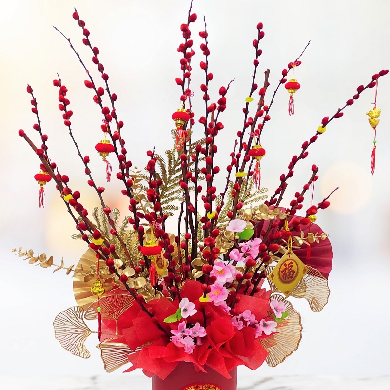 Online CNY Flower Arrangement cny flower arrangement
